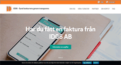 Desktop Screenshot of id06.se